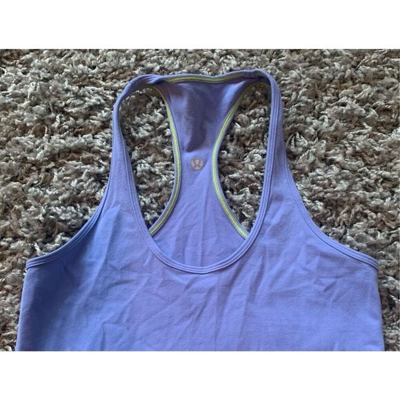 LULULEMON COOL RACERBACK lavender lullaby TANK TOP SZ M 10 pickleball - Picture 4 of 6